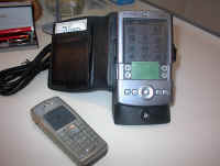 Tovegin's Palm Tunsten T and Nokia 6230 (Click for larger image.)